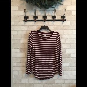 Soft Striped Long-Sleeve Tee